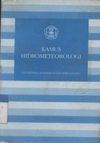 Kamus Hidrometeorologi