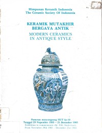 Keramik Mutakhir Bergaya Antik