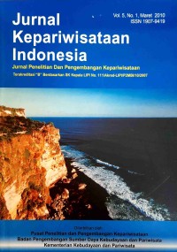 Jurnal Kepariwisataan Indonesia: Jurnal Penelitian dan Pengembangan Kepariwisataan