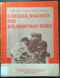 Katalogus Pameran Museum Keliling Gerabah, Makanan Dan Kelangsungan Hidup