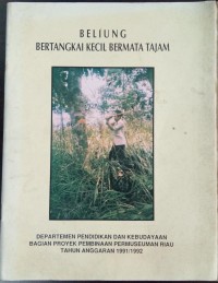 Beliung Bertangkai Kecil Bermata Tajam