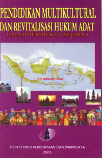 Pendidikan Multikultural dan Revitalisasi Hukum Adat Dalam Perspektif Sejarah