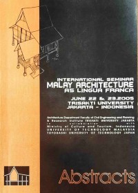 International Seminar Malay Architecture as Lingua Franca